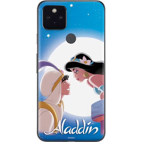 Disney Aladdin and Princess Jasmine Kiss Google Pixel 5a Skin